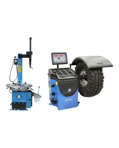 ATETCWB-COMBO2-FPD image(0) - Atlas Equipment TC289 Rim Clamp Tire Changer + WB41 Wheel Balancer Combo Package