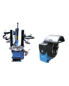 ATETCWB-COMBO9-FPD image(0) - Atlas Equipment TC289DAA Rim Clamp Tire Changer + WB11 Wheel Balancer Combo Package