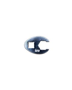 KTI22318 image(0) - K Tool International Wrench 9/16 Inch Flare Nut Crowfoot 6 Point 3/8 Drive