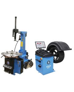ATETCWB-COMBO3-FPD image(0) - Atlas Equipment TC755 Rim Clamp Tire Changer + WB49-2 Wheel Balancer Combo Package