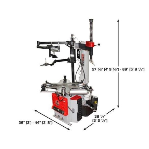 アクセレータCT 26cm Atlas Automotive Equipment Platinum PTC300 Rim-Clamp Tire Changer