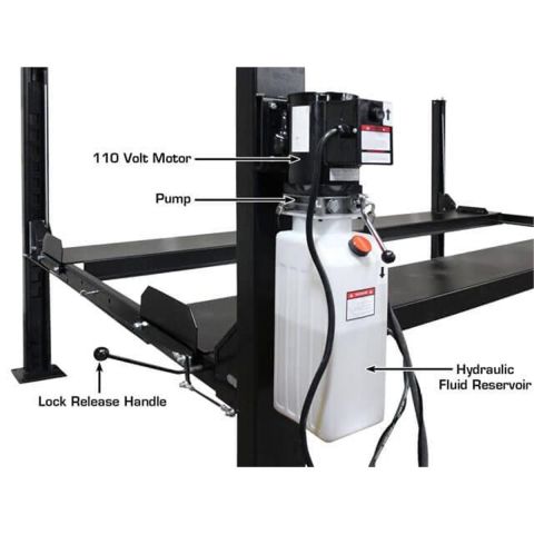 Atlas Equipment ALI Certified APEX8 4 Post Lift + RJ35
