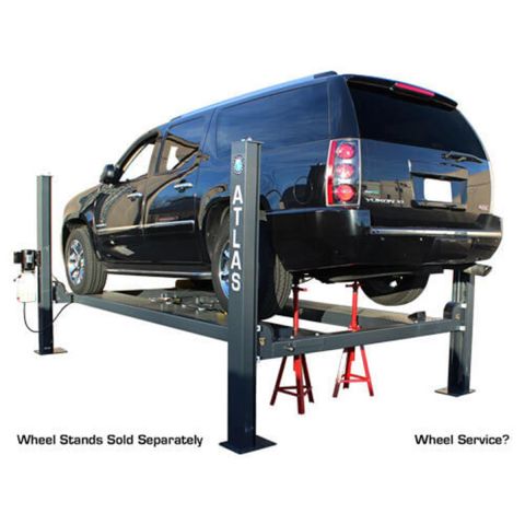 ASTALIFT 4点セット Atlas Equipment Premium 408SL 4 Post Lift + RJ35 Sliding Jacks Combo