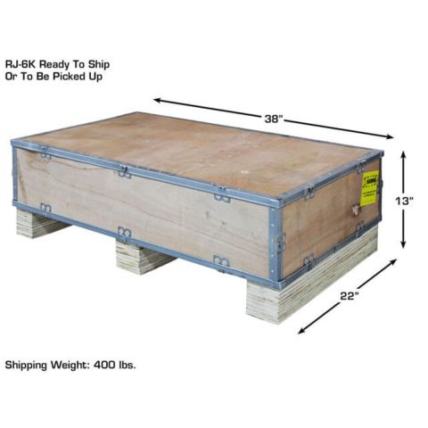 Atlas Equipment 412 12,000 lb. 4-Post Lift + RJ6 Rolling Jacks Combo