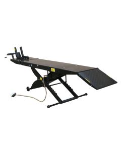 ATEHT-CYCLELIFT-FPD image(0) - Atlas Automotive Equipment Cyclelift Air Operated Motorcycle Lift 1,000 lb. Capacity