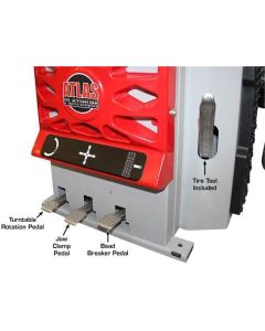 ATEAP-PTC300-FPD image(8) - Atlas Automotive Equipment Platinum PTC300 Rim-Clamp Tire Changer with Assist Arm