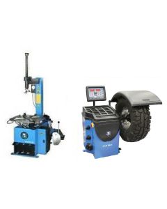 ATETCWB-COMBO5-FPD image(0) - Atlas Equipment TC229 Rim Clamp Tire Changer + WB41 Wheel Balancer Combo Package