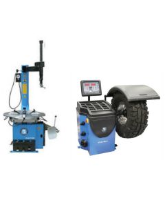 ATETCWB-COMBO2-FPD image(0) - Atlas Equipment TC289 Rim Clamp Tire Changer + WB41 Wheel Balancer Combo Package