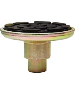 ATEATTDP-Z23N330000 image(0) - Atlas Automotive Equipment Round Lift Adapter with Rubber Pad and 1" Shank, 1.5" Peg