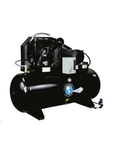 ATEMPAF9P-120H-FPD image(1) - Atlas Equipment 7.5HP 120G Horizontal Air Compressor w/ Plus Package