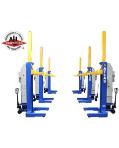 ATEML-6045BC image(0) - Atlas Equipment ALI Certified Battery Powered Mobile Column Lift System 99,000 lb. Capacity