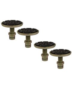 ATEATPKP-201057-4 image(0) - Atlas Equipment Set of 4 Single-Screw Adjustable Adapters, 1.5" Peg Size