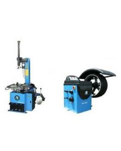 ATETCWB-COMBO1-FPD image(0) - Atlas Equipment TC229 Rim Clamp Tire Changer + WB11 Wheel Balancer Combo Package