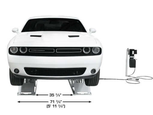 6 pl front view with dodge challenger