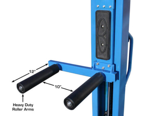 wheel lift roller arms