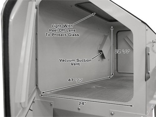 Sbc420 Sandblast Cabinet W Vacuum